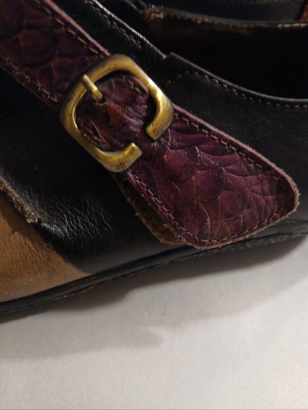 L'Artiste Expel RDM Multi-Color Patchwork Driving Loafer 9.5 - Picture 3 of 7